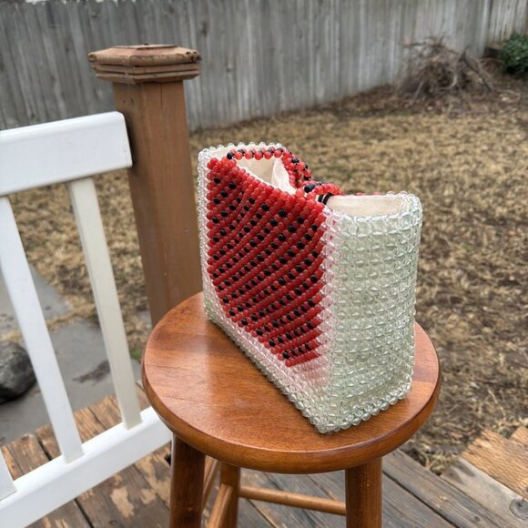 Cynthia Rowley Beaded Watermelon Purse Summer Coastal - NWT - Picture 2 of 6